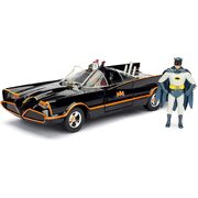 Jada Build N Collect Die-Cast Car Model Kit Batman Classic TV Series Batmobile & Batman 1:24 Scale