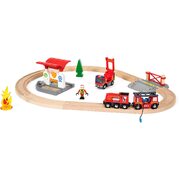 Brio World Firefighter Train Set 18pcs 33815