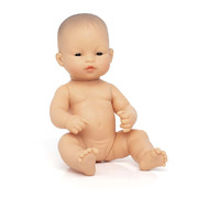 Miniland Educational Baby Doll Asian Girl 32cm Boxed