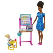 Barbie Teacher and Toddler Doll & Playset Brunette HCN20