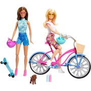 Barbie Outdoor Bicycle Playset and Dolls 