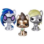 Funko POP My Little Pony DJ PON-3, Dr. Hooves & Derpy Hooves 3-Pack (damaged box)