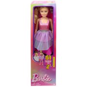 Barbie Large doll - Blond Hair and Shimmery Pink Dress 28" 71cm HJY02