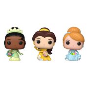 Funko Pocket Pop Disney Princess Tiana, Belle & Cinderella Carrot 3 Pack