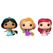 Funko Pocket Pop Disney Princess Jasmine, Rapunzel & Ariel Carrot 3 Pack