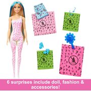 Barbie Color Reveal Doll with 6 Surprises Totally Groovy Series Doll