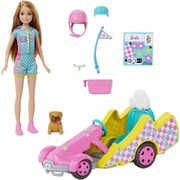 Barbie and Stacie to the Rescue - Racer Doll with Go-Kart Toy Car HRM08