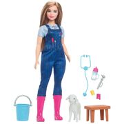 Barbie 65th Anniversary Careers Farm Vet Doll & Accessories