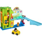 Fisher-Price Little People Light-Up Learning Garage Playset