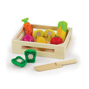 ELC Early Learning Centre Wooden Crate of Vegetables