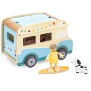 Viga Toys Wooden Camper Van Doll Playset