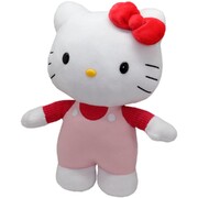 Hello Kitty Medium Plush Pink Cord T-Shirt/Pink Overalls