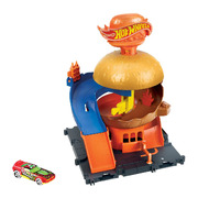 Hot Wheels City Downtown Burger Drive Thru Playset