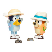 Bluey Figure 2 Pack - On Holiday