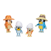 Bluey Family Trip Figurines 4 Pack