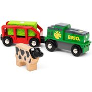 Brio World Farm Battery Train 4pc 36018