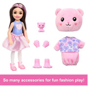 Barbie Cutie Reveal Chelsea Doll Cozy Cute Tees Series - Teddy Bear