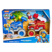 Paw Patrol Rescue Wheels Chase And Marshall Metallic Team Pack