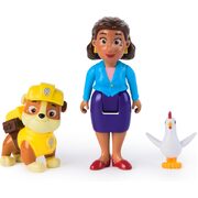 Paw Patrol Rubble And Mayor Goodway Figure set