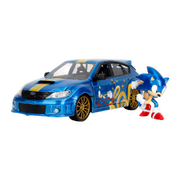 Sonic  - Subaru STI with Sonic Figure 1:24 Scale Diecast Vehicle