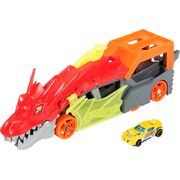 Hot Wheels City Dragon Launch Transporter Playset