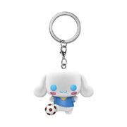 Funko Pocket Keychain Sanrio - Cinnamoroll (with Soccer Ball) FLOCKED