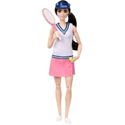 Barbie Careers Made to Move Tennis Player Doll with Racket and Ball HKT73