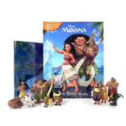 My Busy Book Disney Moana with Figurines (cake toppers)