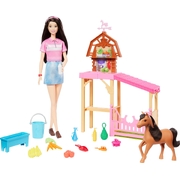 Barbie Mysteries: The Great Horse Chase Stable Playset With Fashion Doll HXJ40