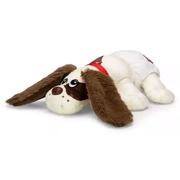 Pound Puppies Newborns Medium Brown Spots (Long Fuzzy Ears) Plush