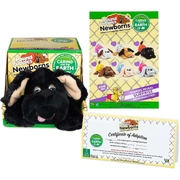 Pound Puppies Newborns Black Plush