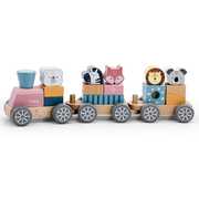 PolarB Stacking Block Animal Train