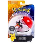 Tomy Pokemon Clip & Carry 2 inch Figure with Poke Ball - Litten 