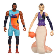 Space Jam New Legacy Buddy Figure 2 Pack On Court Rivals Lebron & White Mamba