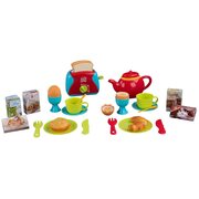 Pretend Play Breakfast Set for Two 27-Piece Playset