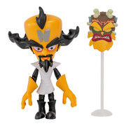 Crash Bandicoot Action Figure Dr Neo With Uka Uka Mask