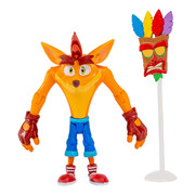 Crash Bandicoot Action Figure Crash Bandicoot With Aku Aku Mask