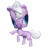 Littlest Pet Shop Horse Purple Blue Eyed #2744