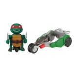 TMNT Ninja Turtles T-Sprints Rapid Assault Raph w/ Stealth Bike