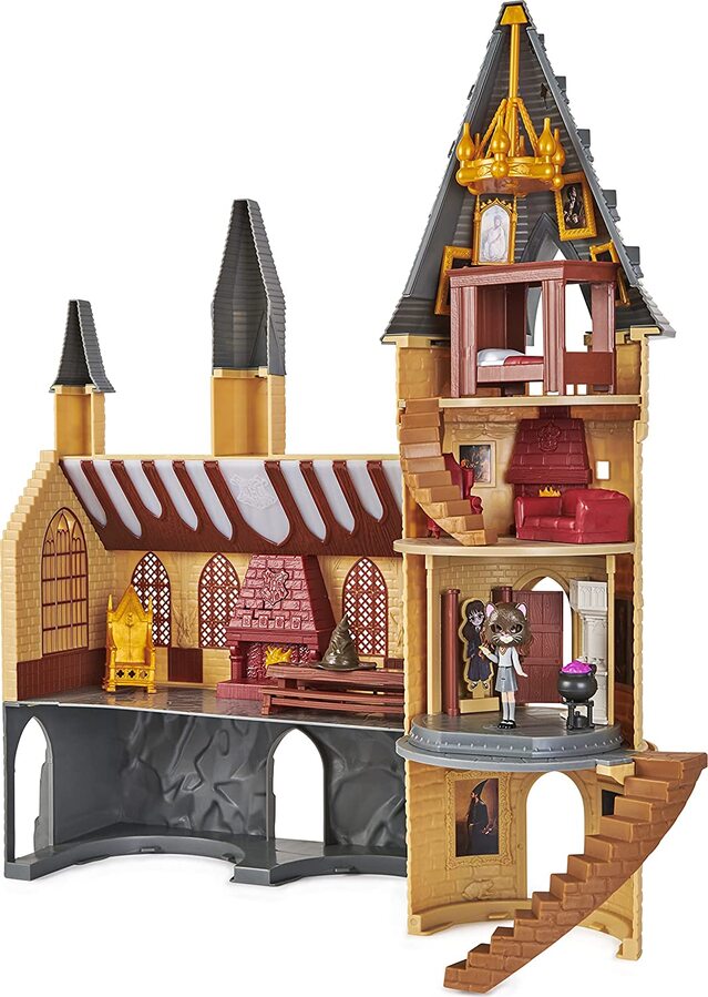 Harry Potter Magical Minis Hogwarts Castle with 12 Accessories, Lights ...