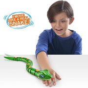 Zuru Robo Alive Slithering Snake Robotic Toy Light Up (Series 3) Green