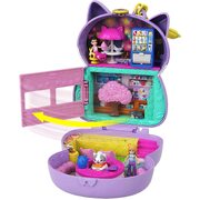 Polly Pocket Sushi Shop Cat Restaurant Compact Playset