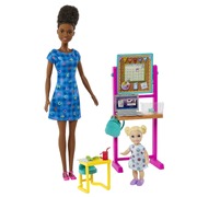 Barbie Teacher and Toddler Doll & Playset Brunette HCN20