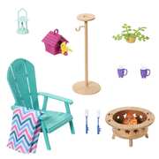 Barbie Furniture and Accessory Playset HJV33