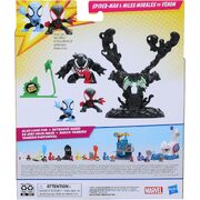 Marvel Stunt Squad Spider-Man and Miles Morales vs. Venom Villain Knockdown Playset