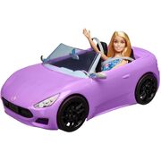 Barbie Convertible Car with Doll HBY29