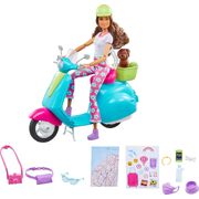 Barbie Fashionistas Doll And Scooter Travel Playset