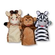 Melissa & Doug Safari Buddies 6 Piece Hand Puppets