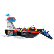 Paw Patrol The Mighty Movie Aircraft Carrier HQ Playset