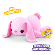 Zuru Hug a Lumps Soft Weighted Toy Plush - Hazel the Pink Bunny